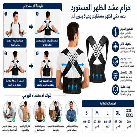 حزام مشد الضهر المستورد