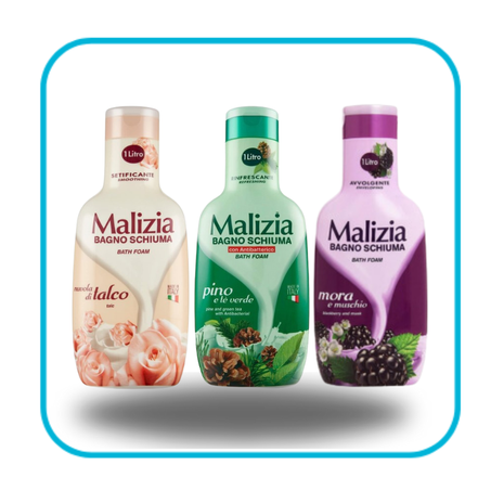 Malizia Bain Moussant Gel Douche 1litre