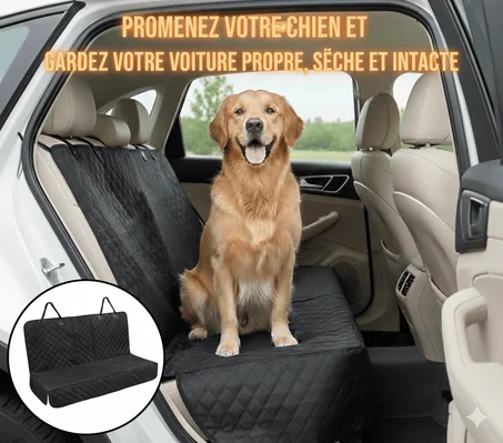Housse de protection voiture pour chien