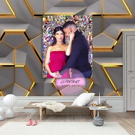 tableau personnalisé avec plusieurs photos