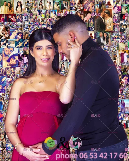 Tableau mosaïque photo de 20 à 1000 photos