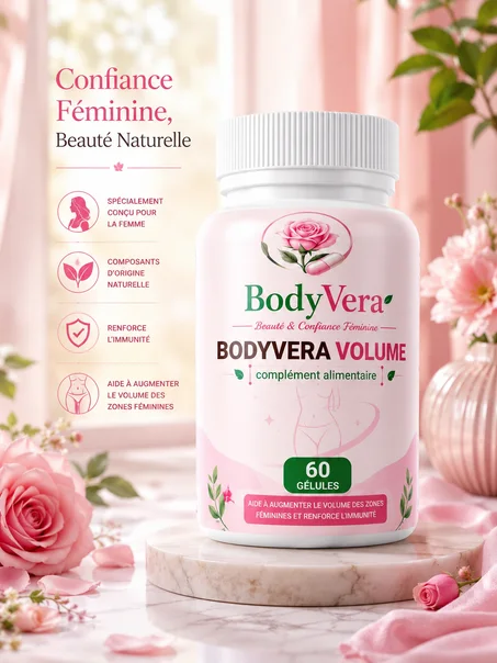 BODYVERA VOLUME مكمل غذائي طبيعي لتكبير المناطق الأنثوية