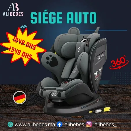 Siege auto isofix murphy rotatif évolutif