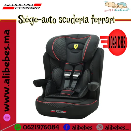 SIÈGE AUTO I-MAX FERRARI NOIR-NANIA
