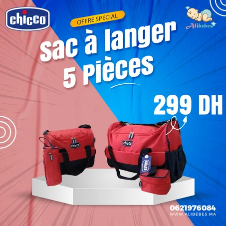 Sac à langer Chicco 5 pièces