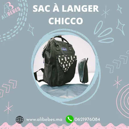 Sac à langer Chicco 3 pièces.
