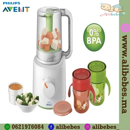 Robot Cuiseur Mixeur Pour Bébé 2-En-1 Philips Avent