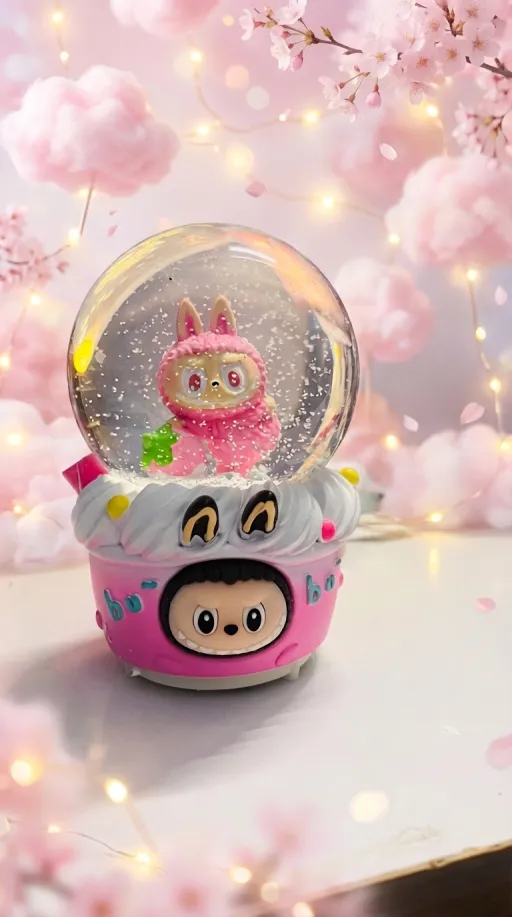 Couple Crystal Ball Wedding Snow Ball Music Box Valentine