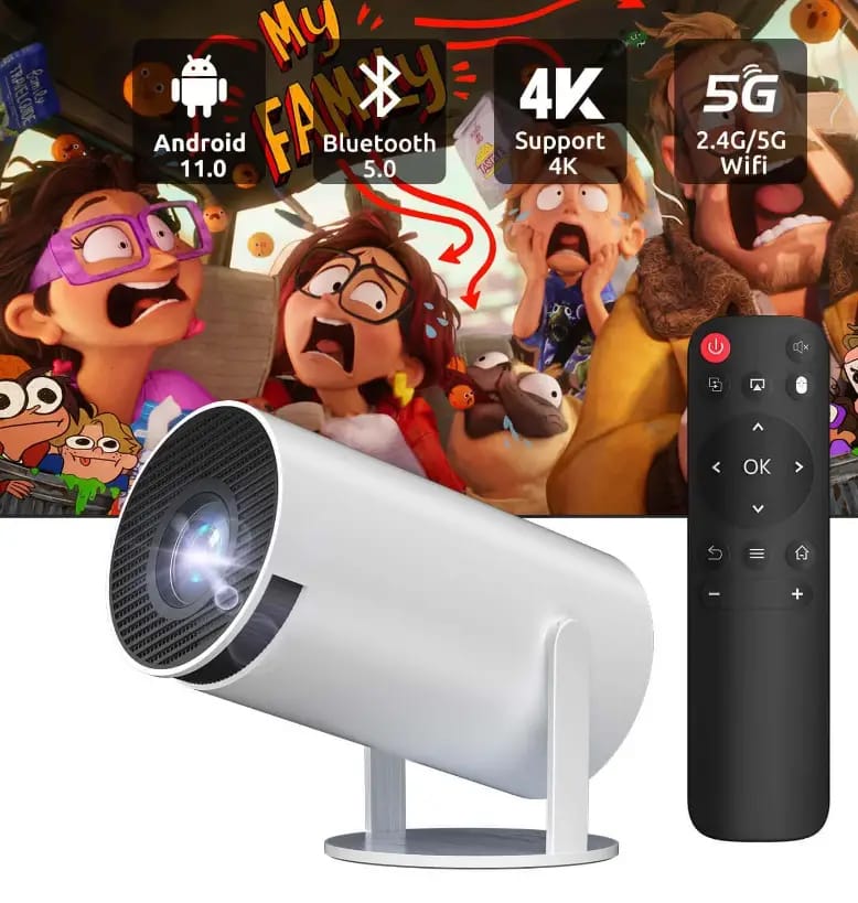 Magcubic HY300PRO Mini Projector with WiFi and Bluetooth, 4K