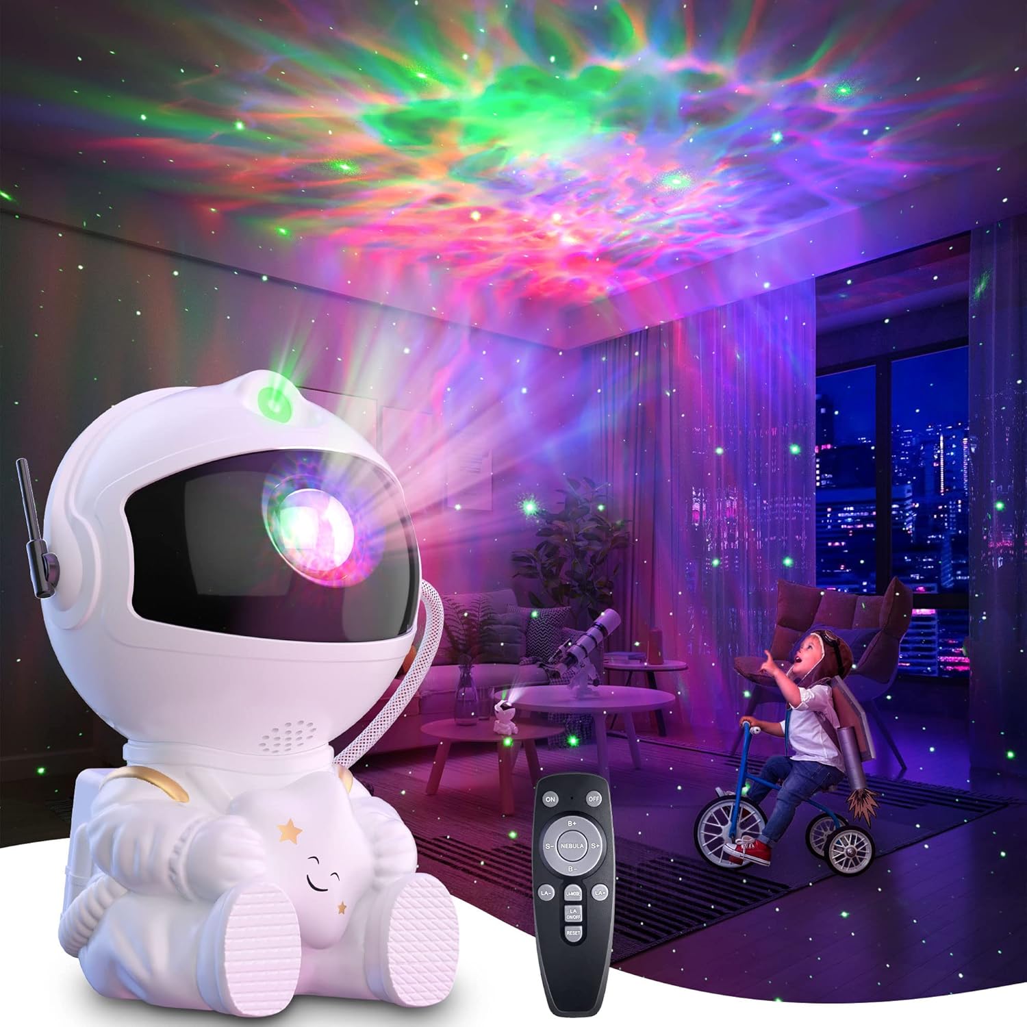 Astronaut Nebula Projector Galaxy Lights