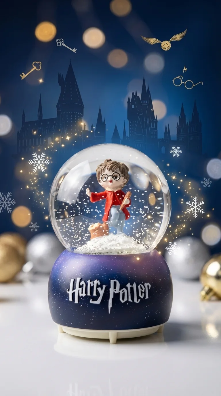 Couple Crystal Ball Wedding Snow Ball Music Box Valentine