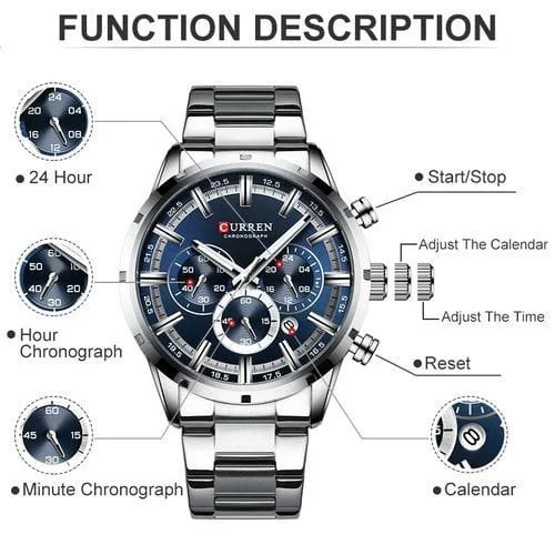 Curren Men’s Watch (BLEU)