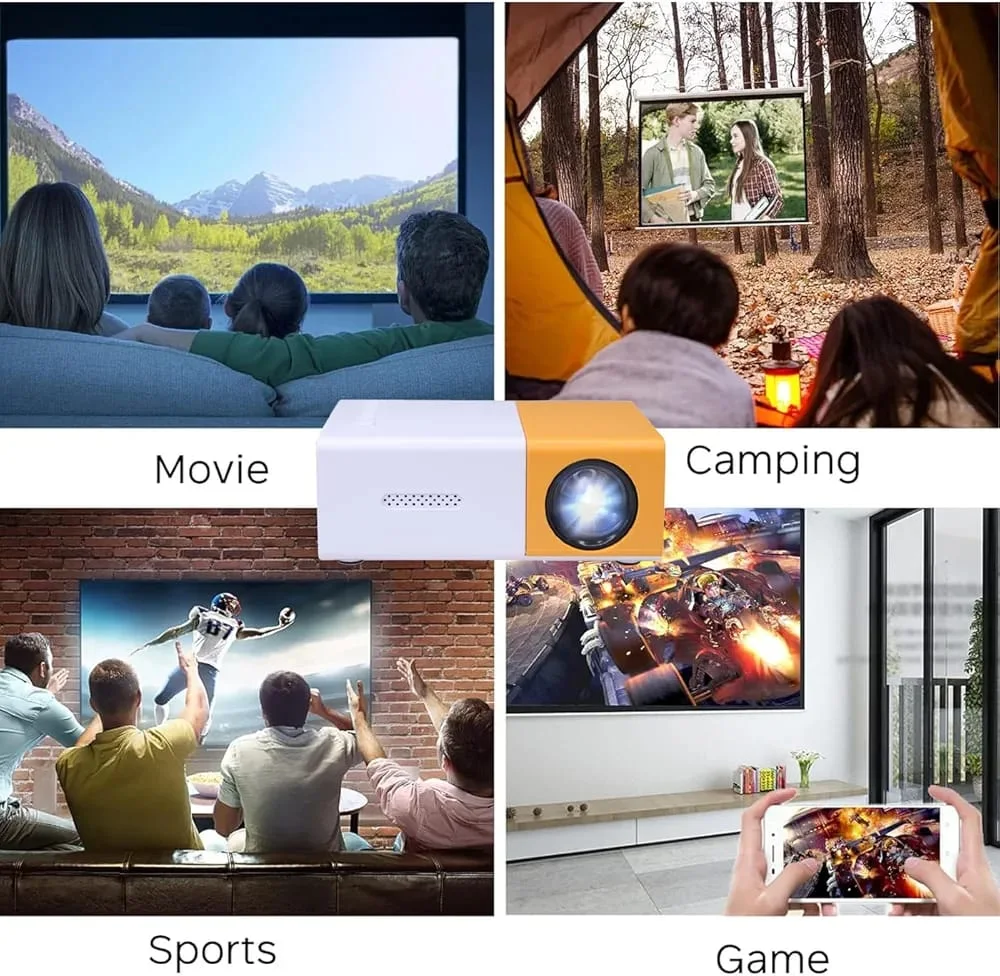 Mini video projecteur Led Pixels - Compatible Hdmi - 1080p