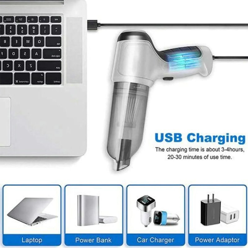 Mini aspirateur rechargable sans fil