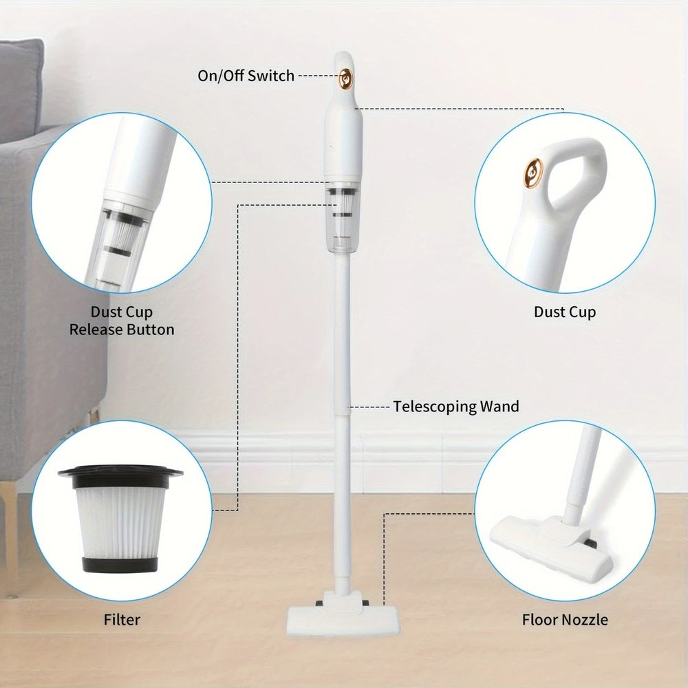 Aspirateur Sans Fil 4 en 1 - Multifonctionnel et Puissant