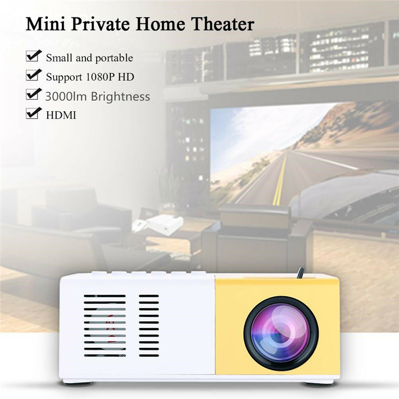 Mini video projecteur Led Pixels - Compatible Hdmi - 1080p