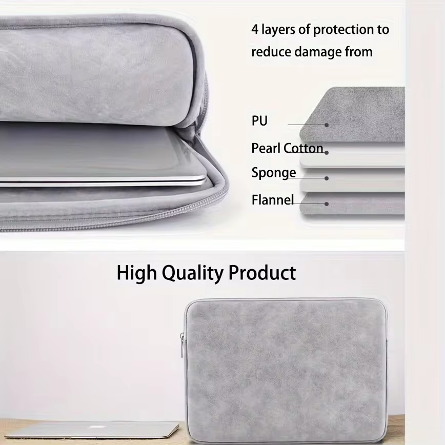 GREY ECO LAPTOP SLEEVE 13.3-14" (7703 GREY)