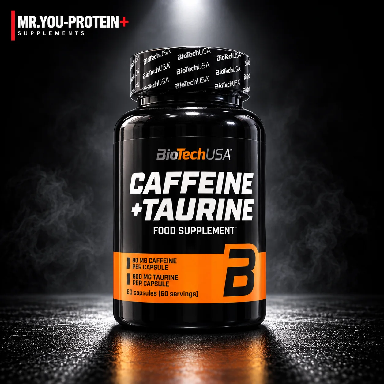 BioTechUSA Caffeine + Taurine 60 Capsules