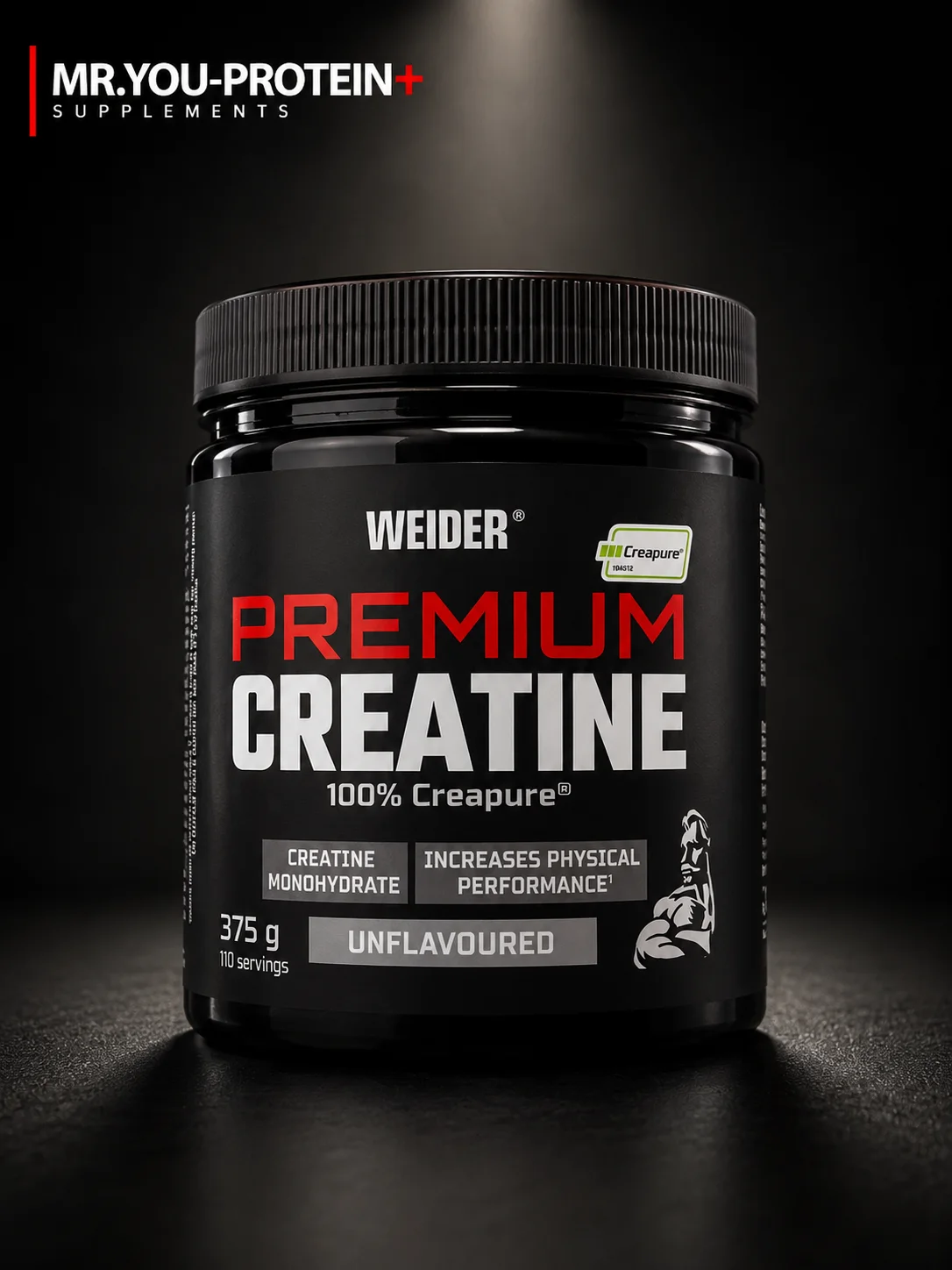 WEIDER Premium Creatine 100% Creapure® – 375 g
