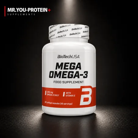 BioTechUSA Mega Omega 3 – 90 Softgel Capsules