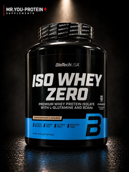 BioTechUSA Iso Whey Zero – Cookies & Cream – 2270 g