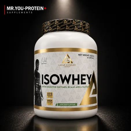 Lazar Angelov Nutrition ISOWHEY – Marzipan – 1600g