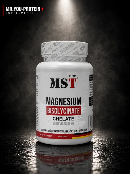 MST Magnesium Bisglycinate + Vitamin B6 – 90 Capsules
