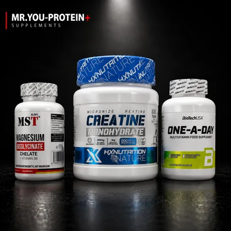 Pack Créatine 300g + Multivitamines + Magnésium Bisglycinate