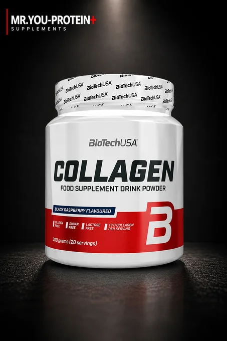 BioTechUSA Collagen 300 g – Black Raspberry