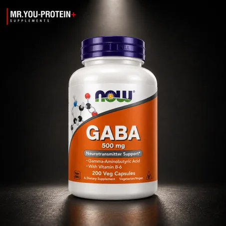 NOW Foods GABA 500 mg – 200 Veg Capsules
