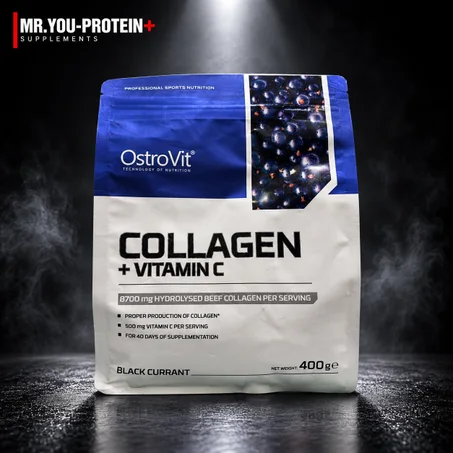 OstroVit Collagen + Vitamin C 400g – Black Currant