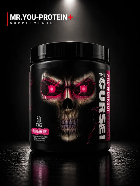 JNX Sports The Curse! Pre-Workout – Strawberry Kiwi – 50 Servings