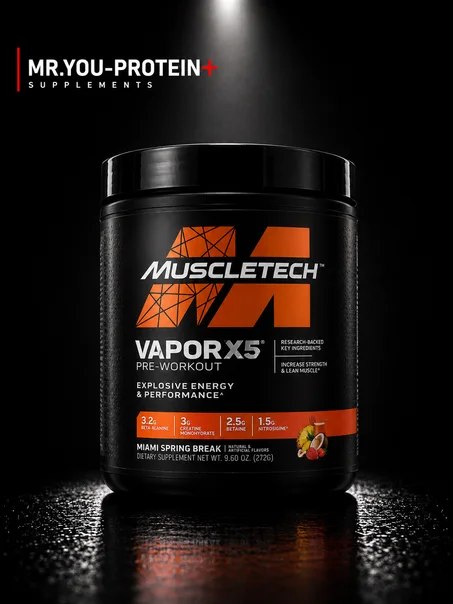 MuscleTech VaporX5 Pre-Workout – Miami Spring Break 272g