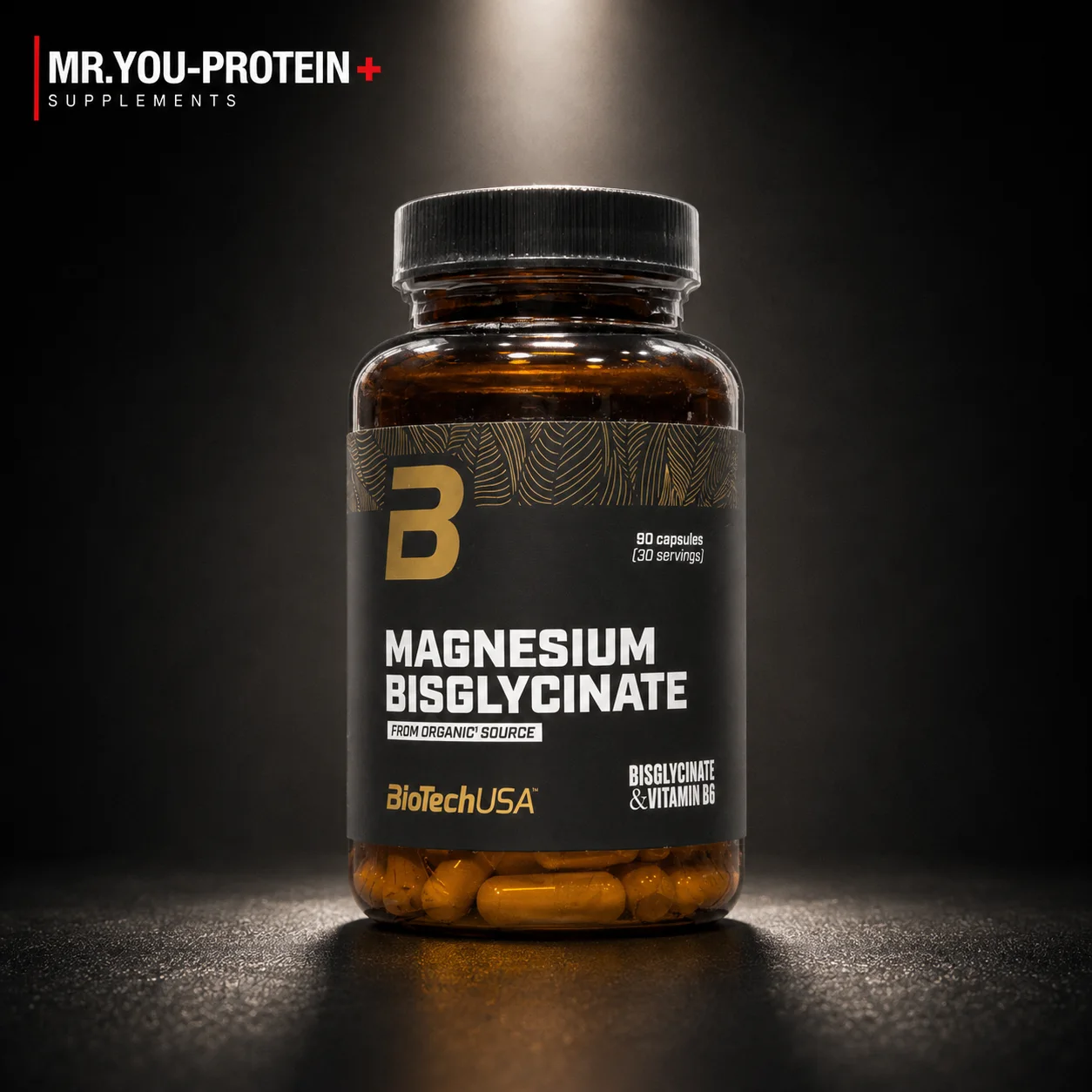 BioTechUSA Magnesium Bisglycinate 90 Capsules