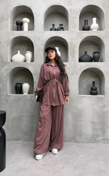 Survette نسائية أنيقة 3 قطع – تصميم عصري بألوان متعددة