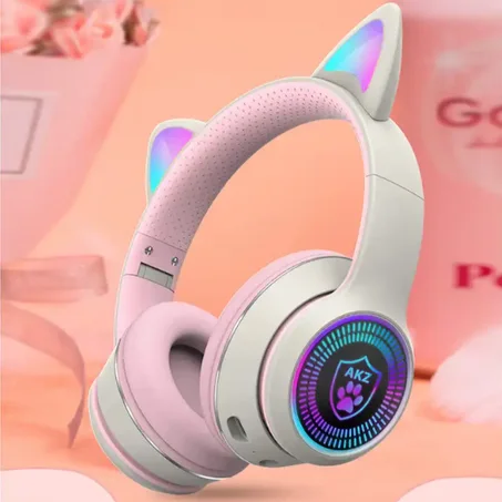 Headphones Lovely Cat Girls Earphone