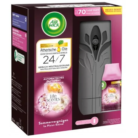 Air Wick Désodorisant Automatique + Une Recharge Le Plaisir Estival 250ml