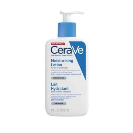 CeraVe Moisturizing Lotion - Daily Face & Body Moisturiser for Dry To Very Dry Skin 236ml