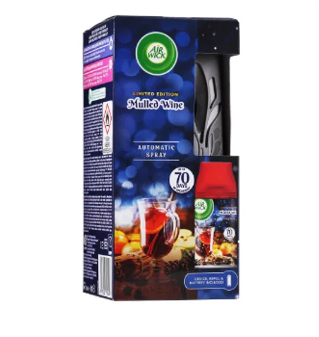 Air Wick Désodorisant Automatique + Une Recharge Mulled Wine 250ml