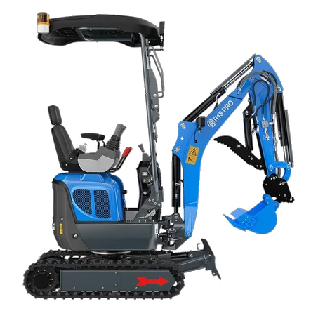 RIPPA R13 Mini Excavator – 1.2–1.3 Ton Compact Diesel Digger with Kubota D722 Engine