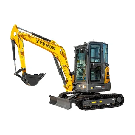 TYPHON NAGA 4.0 Mini Excavator – 4 Ton Yanmar Engine & Heavy-Duty Performance