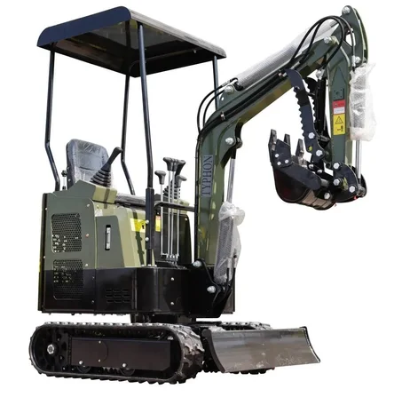 TYPHON TERROR XV STORM Mini Excavator – 1.05 Ton, Compact Trench Digger, USA