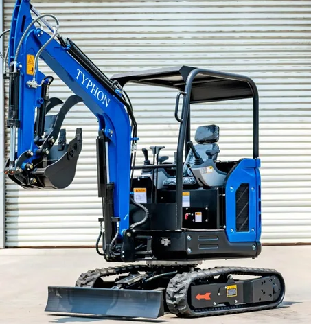 TYPHON TERROR X2 STORM Mini Excavator – 2.5 Ton, Kubota V1505 Diesel Engine, Boom Swing