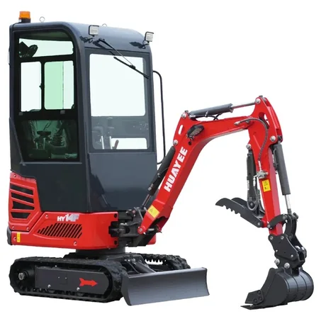 HUAYEE HY14F Mini Excavator – 1.4 Ton Trench Digger with Enclosed Cab, Pilot Controls & Briggs Engine (USA)