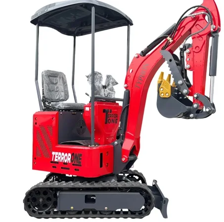 TYPHON TERROR ONE Storm Mini Excavator – 1 Ton, 13.5HP Engine, Canopy & Hydraulic Oil Cooler