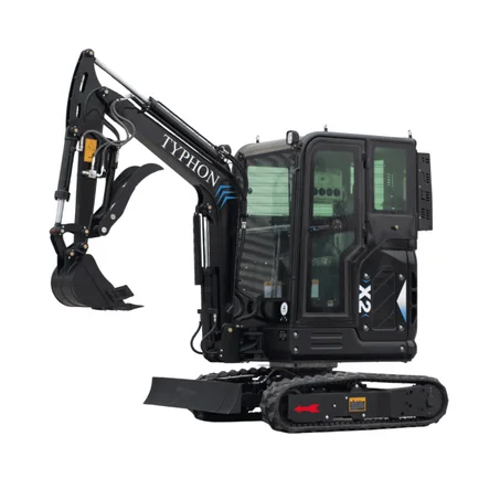 TYPHON TERROR X2 MAX 2.7 Ton Mini Excavator – Yanmar Engine, AC Cabin & Pilot Control