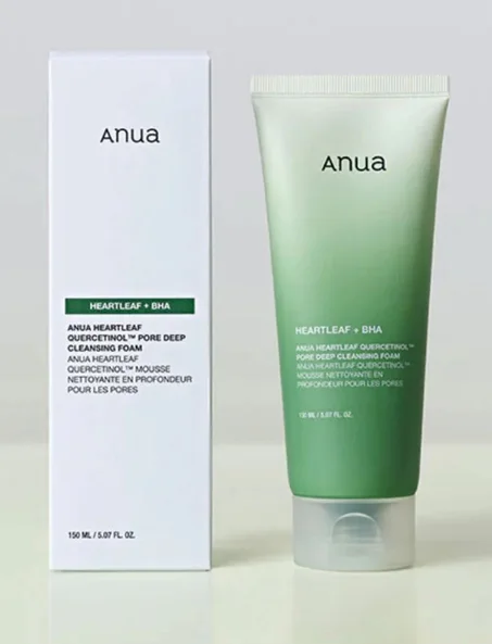 غسول ANUA Heartleaf Quercetinol Pore Deep Cleansing Foam
