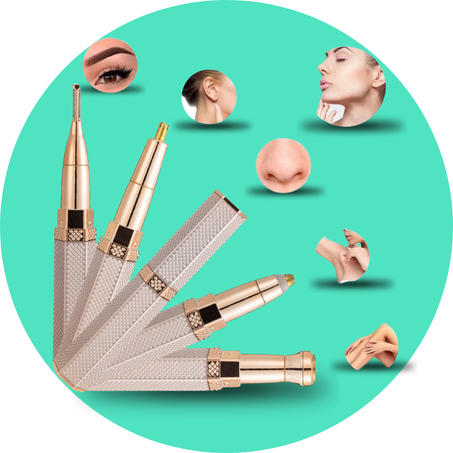 جهاز تنضيف وازالة الشعر 4 في 1