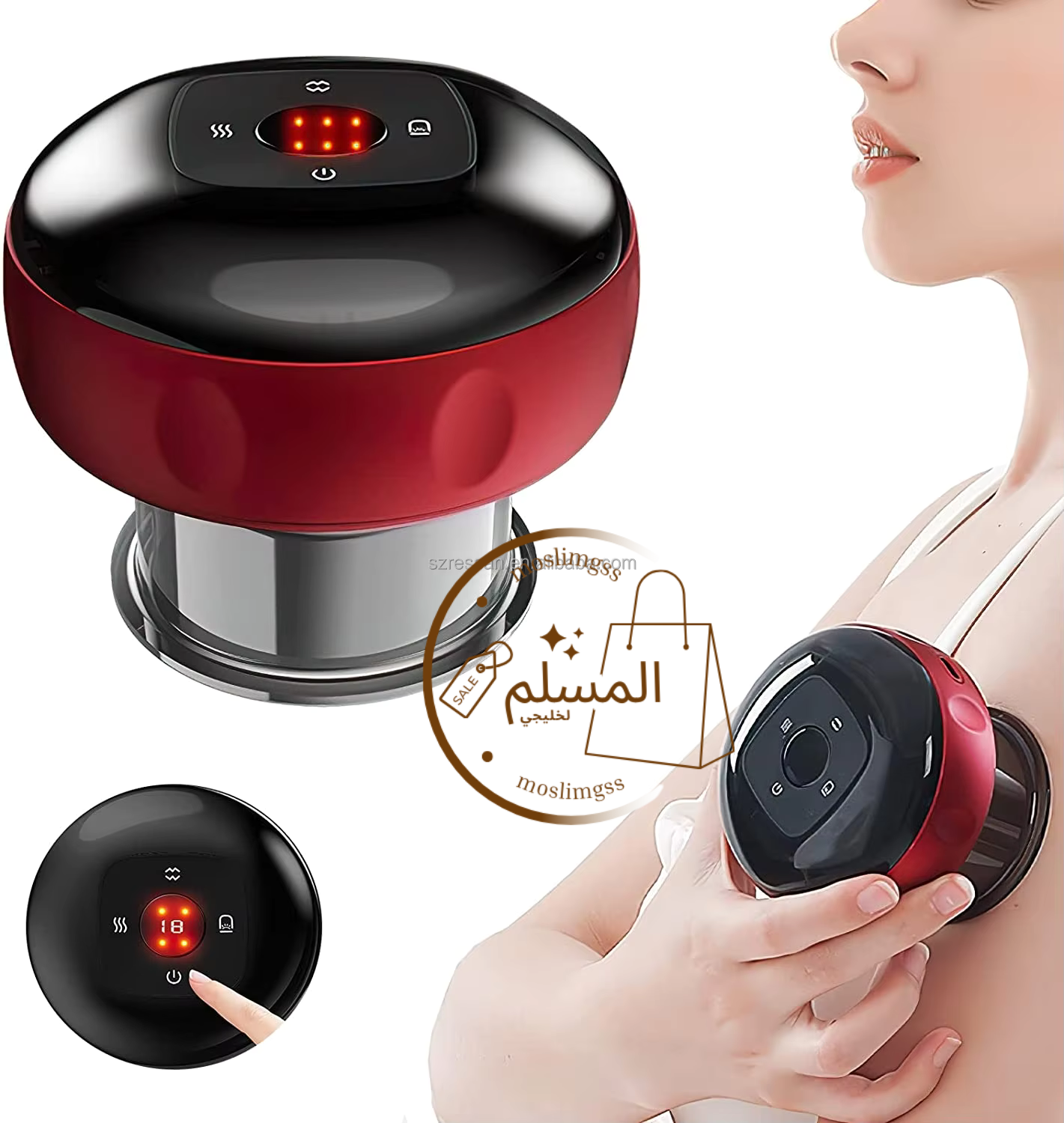 جهاز الحجامة الذكي 5 في 1 – علاج نبوي بتقنية حديثة من المسلم