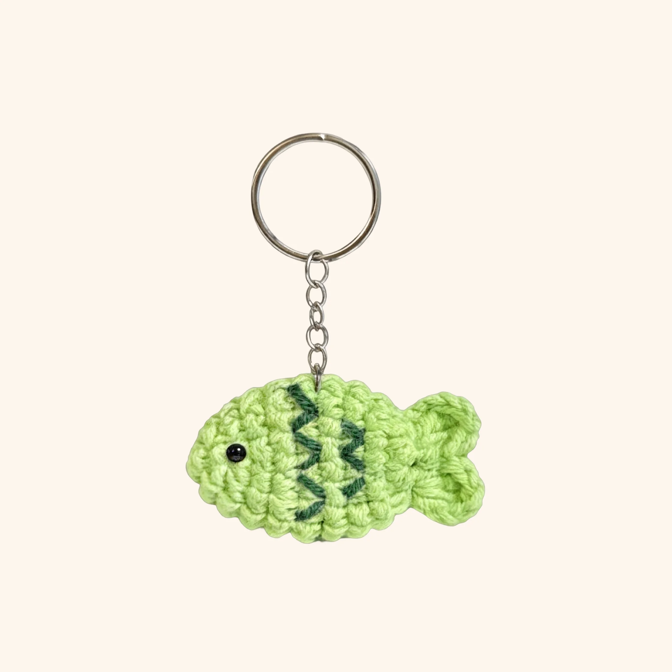 Crochet Fish Keyring